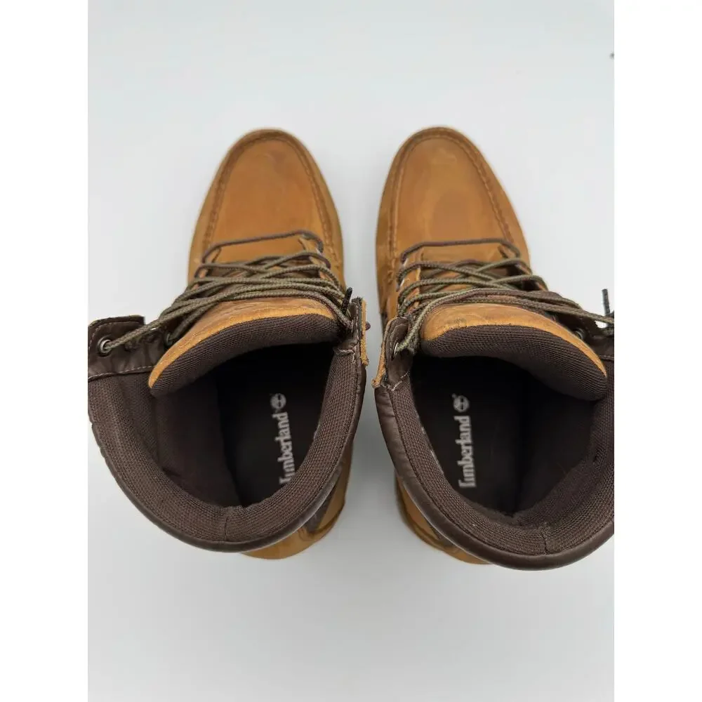 Timberland Leather Hiking/Work Boots Men’s Size 10 – Tan – Normal Wear
